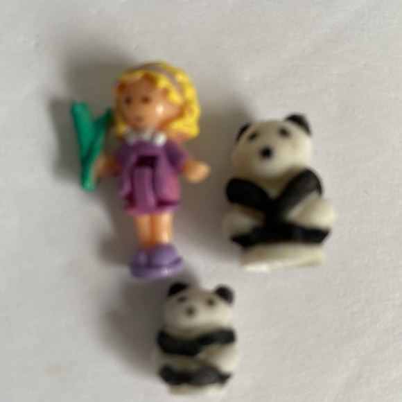 Vintage Bluebird Polly Pocket Pretty Pandas play set 1993 GUC - Picture 4 of 8